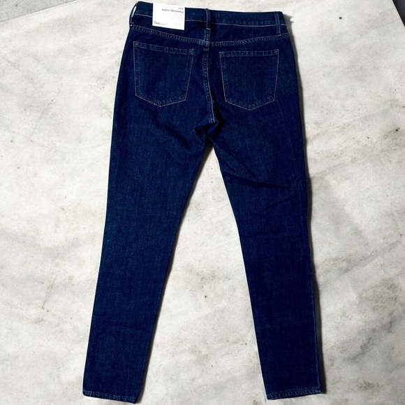 NWT GAP ‘Super Slimming Mid-Rise True Skinny Jeans’ in Dark Wash Blue Size 28R - Picture 9 of 16